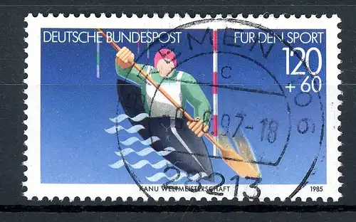 Bund 1239 I gestempelt Plattenfehler #IN381