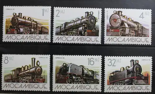 Mosambik 936-941 postfrisch Eisenbahn #RX606
