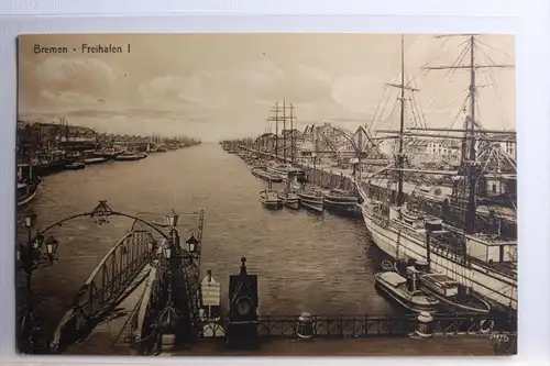 AK Bremen Freihafen I 1916 #PC670