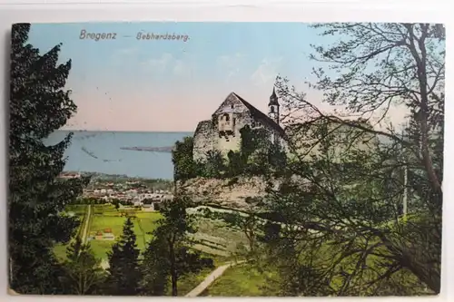 AK Bregenz Gebhardsberg 1912 #PC701