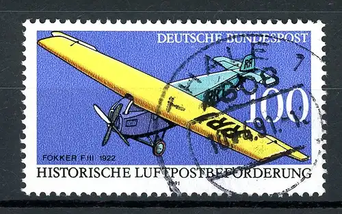 Bund 1524 II gestempelt Plattenfehler #HD315