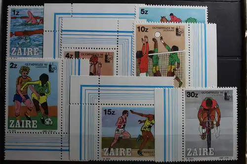 Zaire 889-896 postfrisch Olympische Spiele #RY114