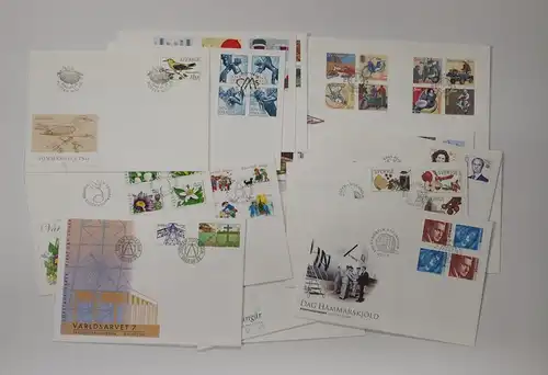 Schweden FDC Jahrgang 2005 komplett Ersttagesbrief/FDC #LO32