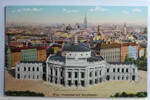AK Wien Panorama mit Burgtheater #PC853