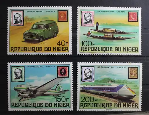 Niger 662-665 postfrisch Verkehr #RX734