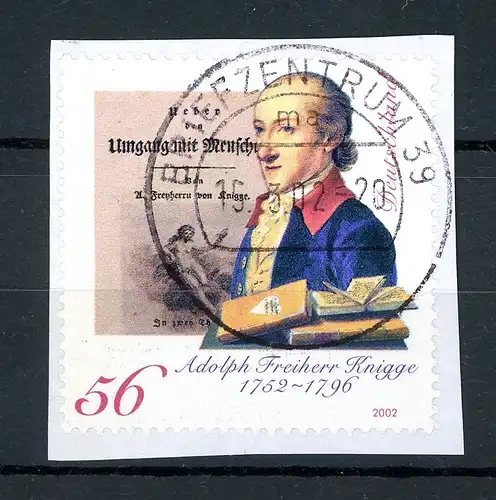 BRD 2241 II Plattenfehler Briefstück #GQ045
