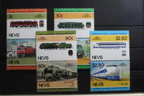 Nevis 202-209 postfrisch Eisenbahn #RX603