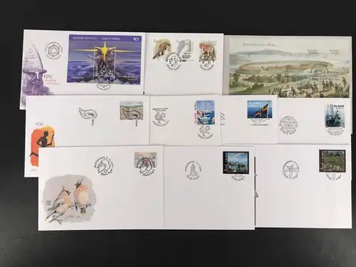 Aland FDC Jahrgang 2004 komplett Ersttagesbrief/FDC #LO83