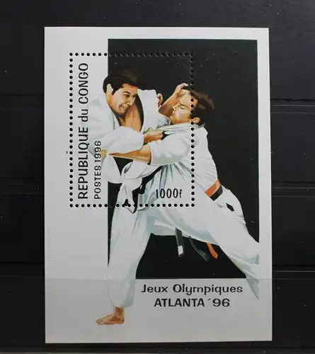 Kongo Block 127 mit 1443 postfrisch Olympische Spiele #RY038