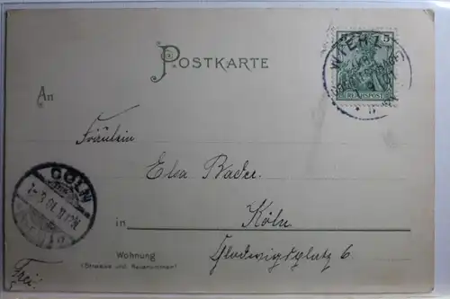 AK Deutschland Künstlerkarte 1901 #PC760