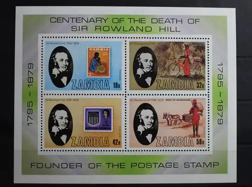 Sambia Block 6 mit 213-216 postfrisch #RY196