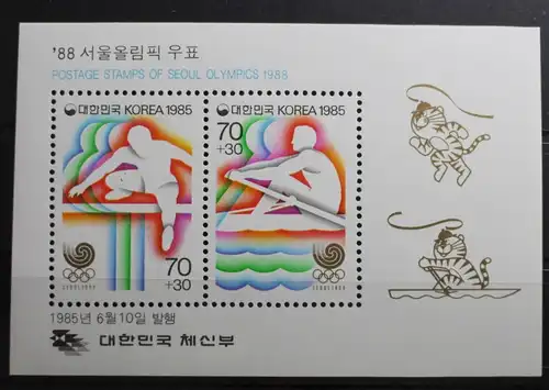 Korea Block 504 mit 1410-1411 postfrisch Olympische Spiele #RZ205
