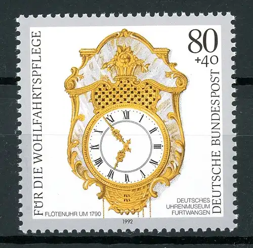 BRD 1633 I postfrisch Plattenfehler #GQ177