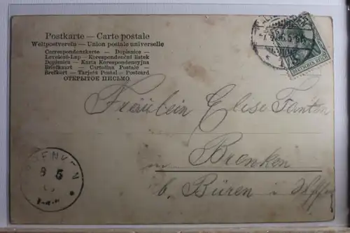 AK Deutschland Grußkarte 1906 #PD353