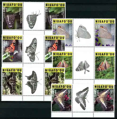 Niuafo'ou Zwischensteg 573-578 postfrisch Schmetterlinge #Schm5011