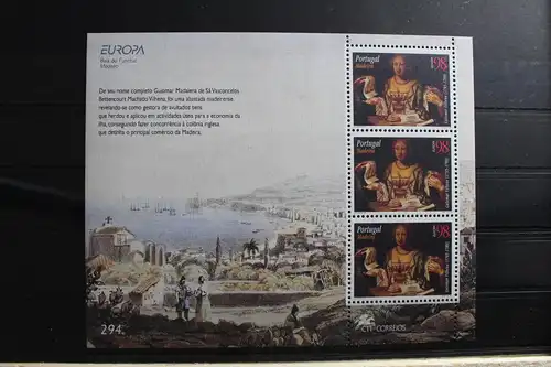 Portugal Madeira Block 15 mit 182 postfrisch Kunst #RY623