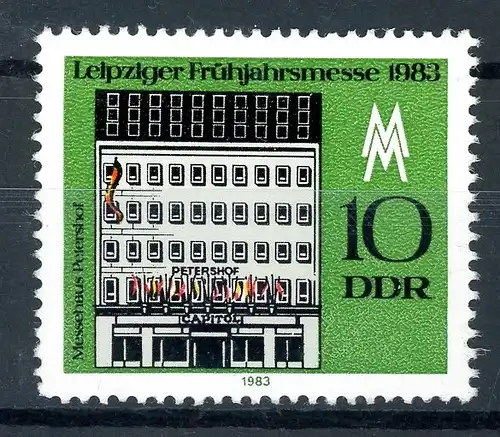 DDR 2779 II postfrisch Plattenfehler #GQ125