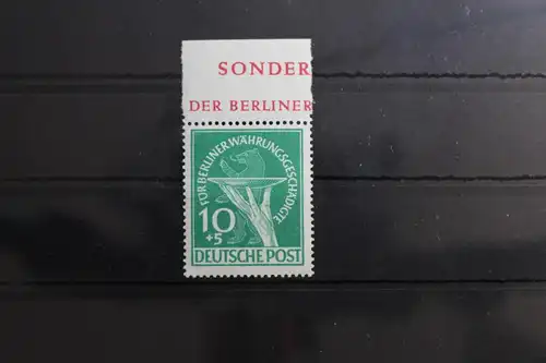 Berlin 68II postfrisch mit Blockrand, Plattenfehler II #RZ914