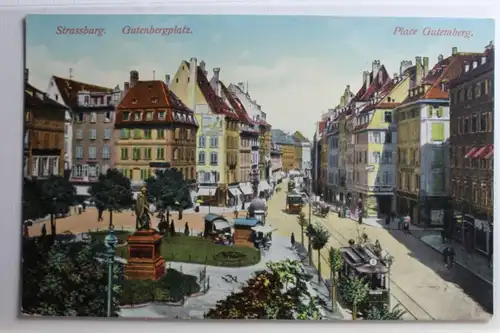 AK Straßburg Gutenbergplatz #PC980