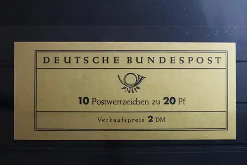 BRD MH 9u RLV Ib Type B postfrisch "ungeöffnet" Markenheftchen #SA537