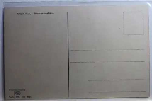 AK Rheinfall mit Schloss Laufen Stromschnellen #PC903