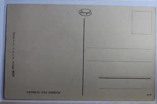 AK Deutschland Porträtkarte - General von Emmich #PD456