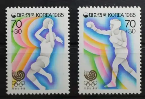 Korea 1421-1422 postfrisch Olympische Spiele #RZ206