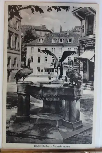AK Baden-Baden Reiherbrunnen #PD339
