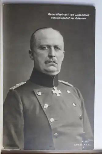 AK Deutschland Porträtkarte - Generalleutnant v. Ludendorff #PD453