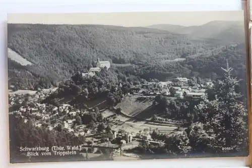 AK Schwarzburg Blick vom Trippstein #PD327