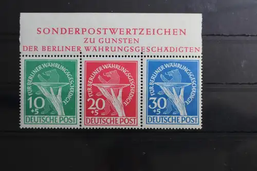 Berlin Bl W 2 PF II mit 68I, 69 und 70I postfrisch mit Blockrand #RZ919