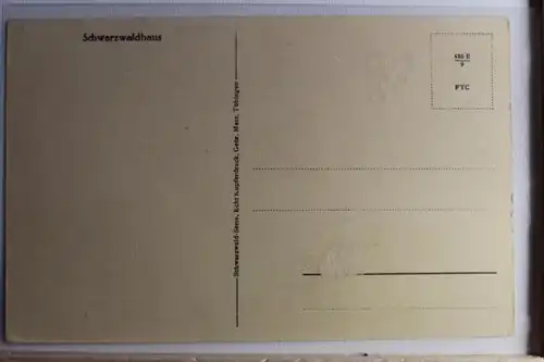 AK Schwarzwald Schwarzwaldhaus #PD342