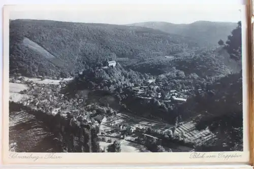 AK Schwarzburg Blick vom Trippstein 1928 #PD384