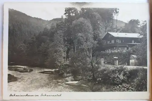 AK Schwarzburg (Thü. Wald) Schwarzental 1941 #PD394