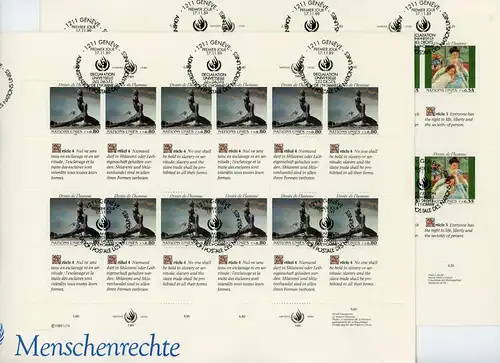 UNO Genf ZD Bogen 178-179 Ersttagesbrief/FDC #BW6352