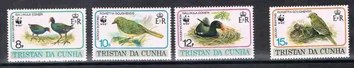Tristan da Cunha 513-516 postfrisch Vögel #JD250