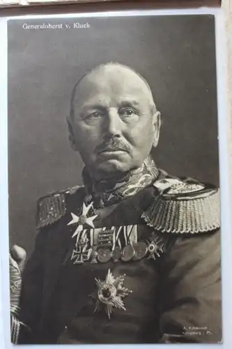 AK Deutschland Porträtkarte - Generaloberst v. Kluck #PD489