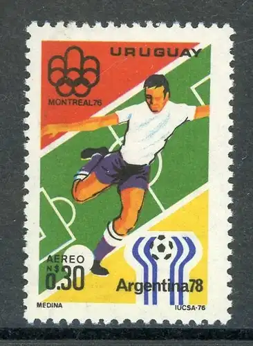 Uruguay 1406 postfrisch Olympiade #HL277