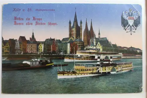 AK Köln Rheinpanorama #PD557