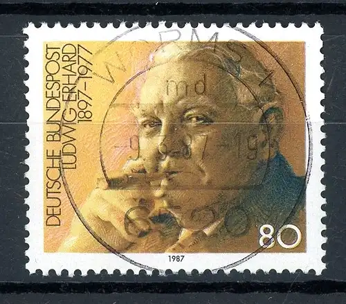 BRD 1308 I gestempelt Plattenfehler #GQ241