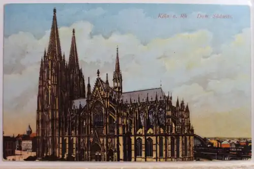 AK Köln Dom, Südseite 1913 #PD565
