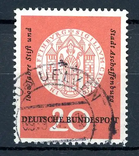 BRD 255 II gestempelt Plattenfehler #GQ202