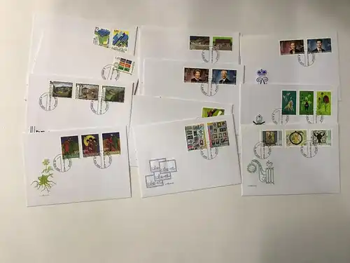 Liechtenstein FDC Lot aus 2002 Ersttagesbrief/FDC #LO132