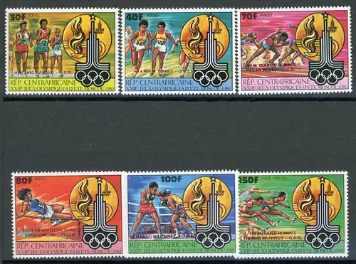Zentralafrika 726-3 postfrisch Olympiade #HL282