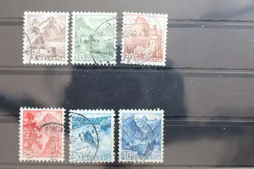Schweiz 500-505 gestempelt #SB856