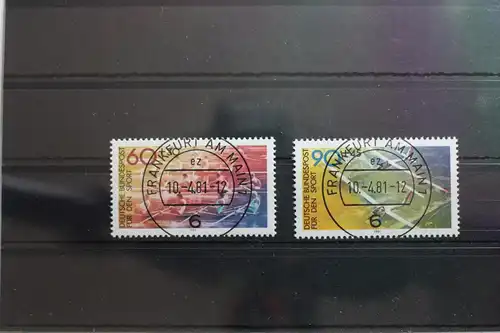 BRD 1094-1095 gestempelt Vollstempel Frankfurt Bundesrepublik Deutschland #SC106