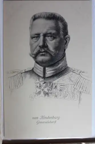 AK Deutschland Porträtkarte - Generaloberst von Hindenburg #PD476