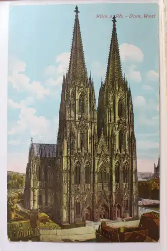 AK Köln Dom, Westseite 1912 #PD571