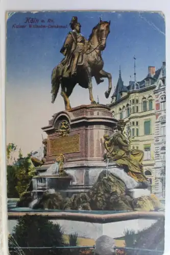 AK Köln Kaiser Wilhelm Denkmal #PD577