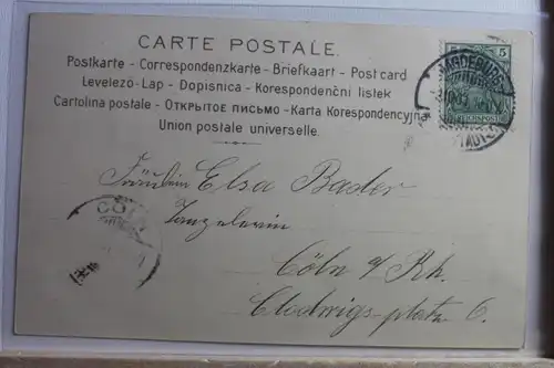 AK Deutschland Grußkarte 1901 #PD643